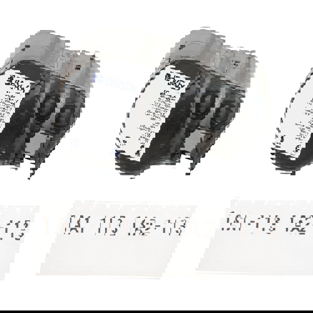 Labels, Ribbons & Tapes; Application: Self-Laminating Labels ; Type: Self-Laminating Labels ; Color Family: White ; Color: Black on White, Clear ; For Use With: BMP51; BMP53; M511 ; Width (Inch): 1